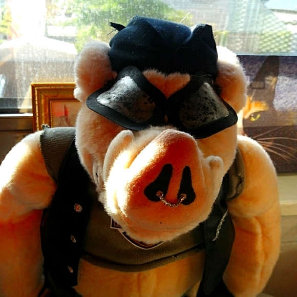 Vintage Stuffed Harley-Davidson Hog! - Picture 6 of 6